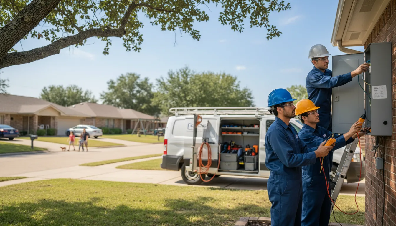 Certified electrician providing emergency electrical services in New Hope, AL